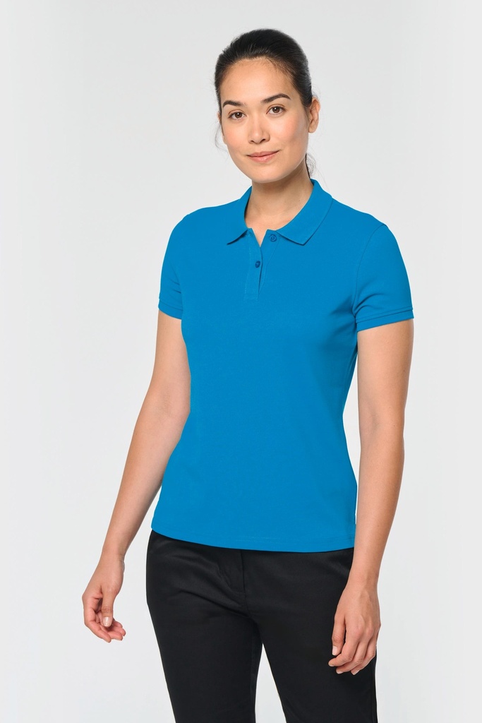 [WK275C-67251-67233] WK. Designed To Work WK275 - Damespolo korte mouwen (M, Sky Blue)