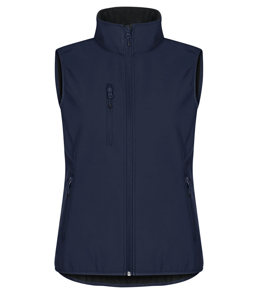 [0200916-580-7] Clique 0200916 Classic Softshell Vest Women (XL, dark navy)