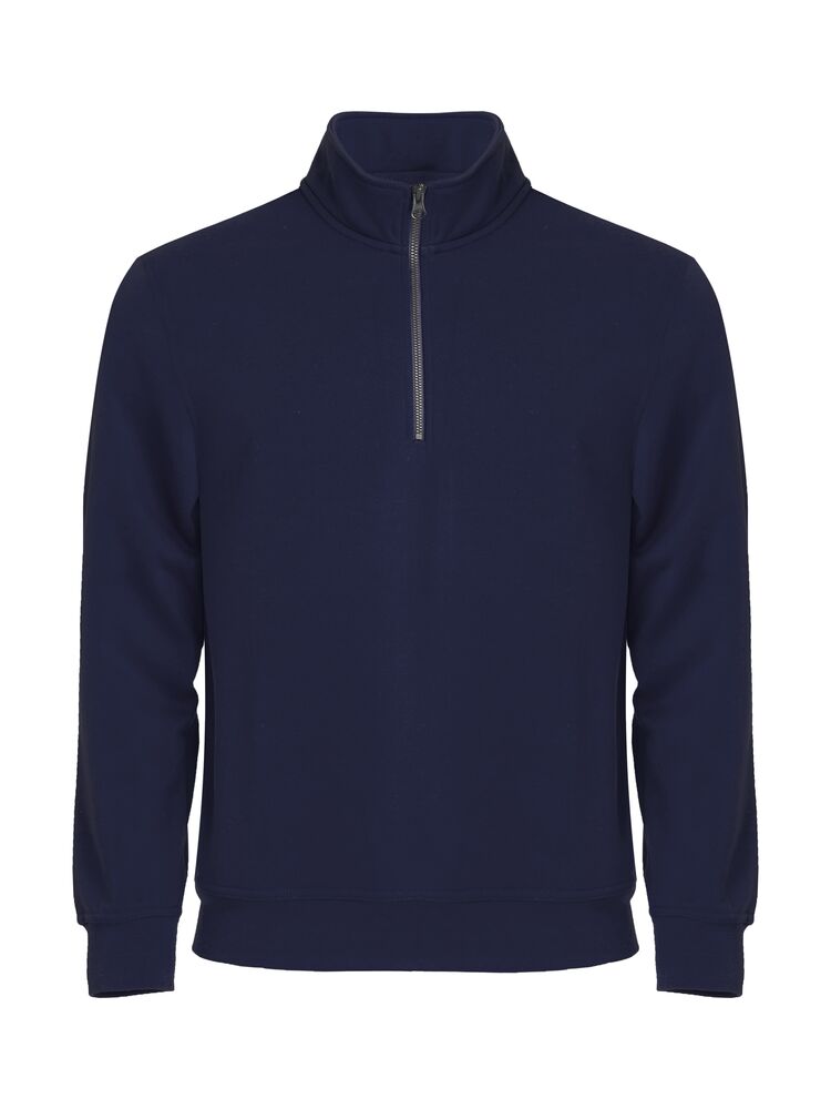 [021033-580-4] Clique 021033 Basic Half Zip (S, dark navy)