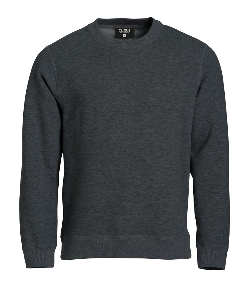 [021040-955-7] Clique Classic Roundneck (XL, antraciet melange)