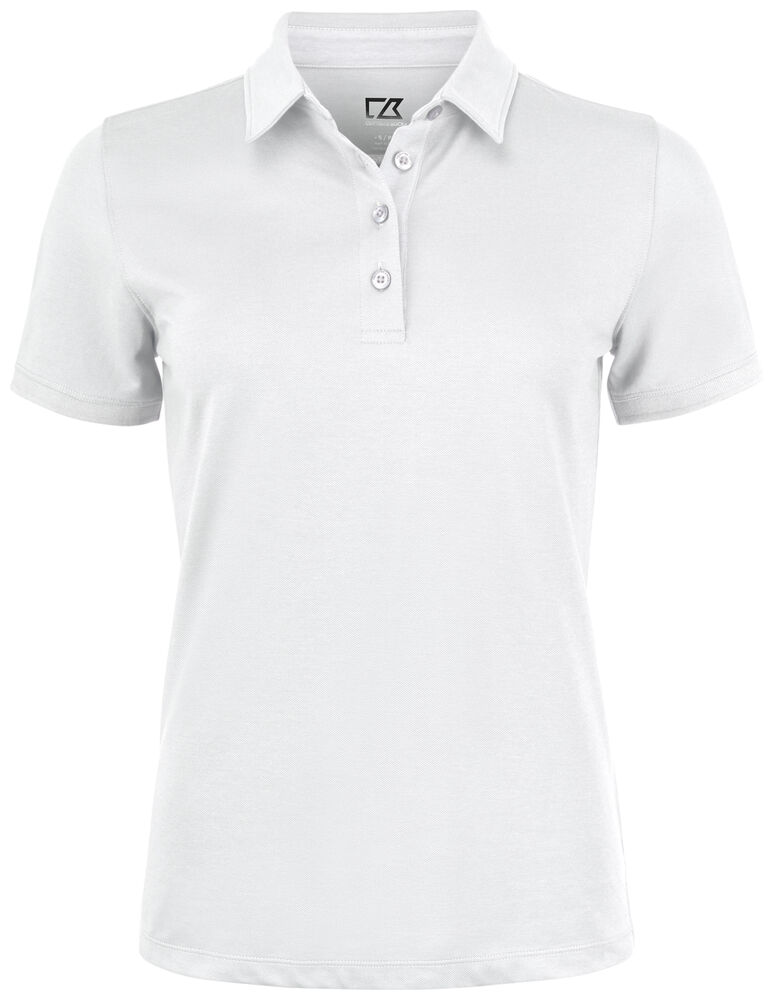 [354431-00-5] Cutter & Buck Oceanside stretch polo dames wit 34/xs (M, wit)