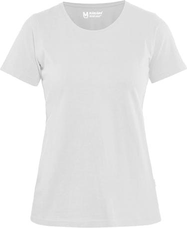 [3334-1042-1000-S] Blaklader 3334-1042 Dames T-shirt (Wit (1000), S)