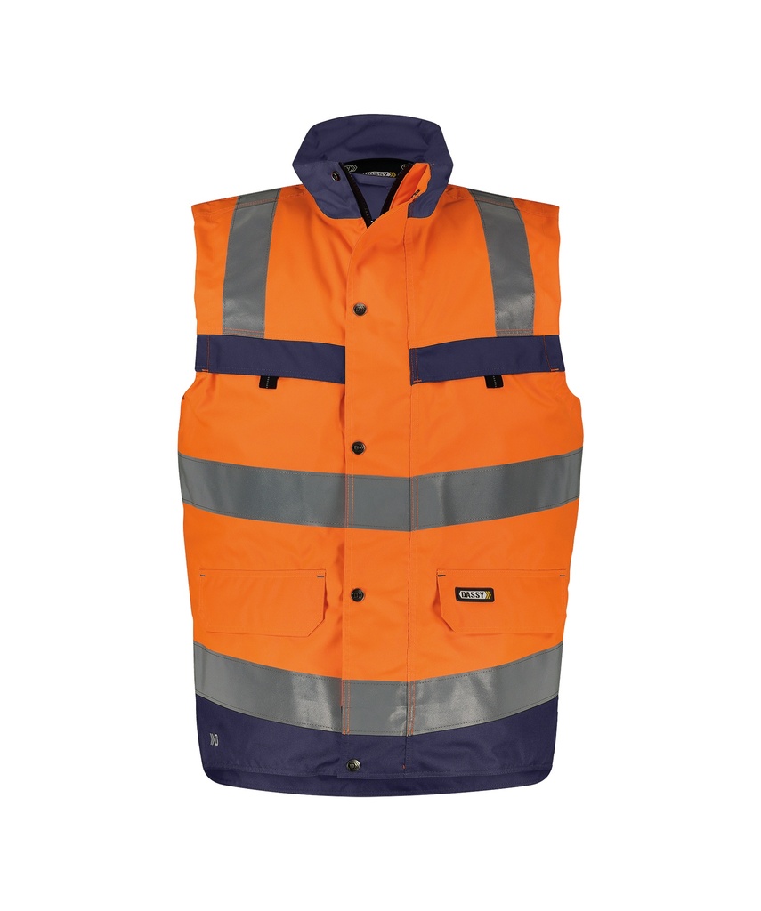 [350100-70-6681-0-M] DASSY Bilbao 350100 PES 70 (FLUO-ORANJE/MARINEBLAUW (6681), M)