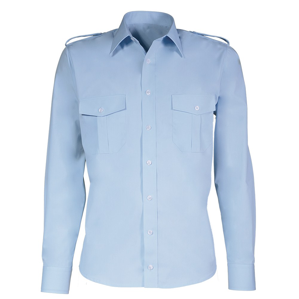 [8718752095060] GIOVANNI CAPRARO 101 - MEN'S PILOT SHIRT LONG SLEEVE (Blue (31), 52)