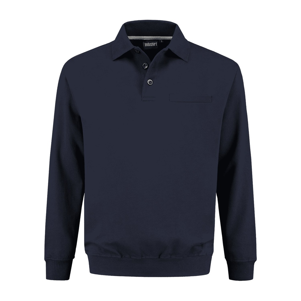 [30PSW300.0010.01.S] Indushirt PSW 300 Polosweater (marine (10), S)