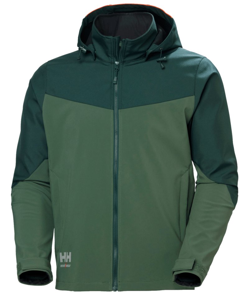 [7040059177011] Helly Hansen 74290 OXFORD H. SOFTS JACKET (SPRUCE/DARKEST SPRUCE - 474 (474), L)