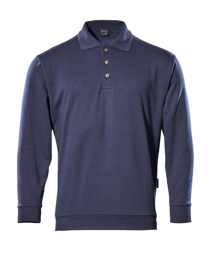 [00785-280-08-XL] MASCOT 00785 Polosweatshirt (grijs-gemêleerd (8), XL)