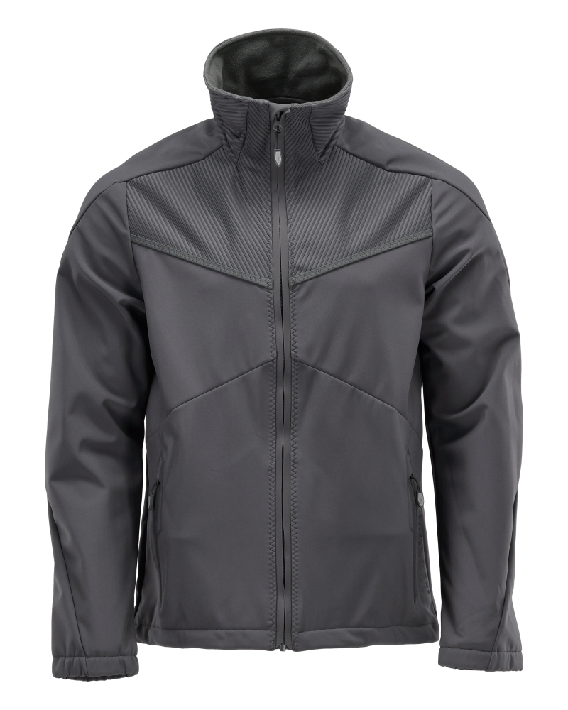 [22302-649-89-L] Mascot CUSTOMIZED 22302 Softshell jas (steengrijs (89), L)