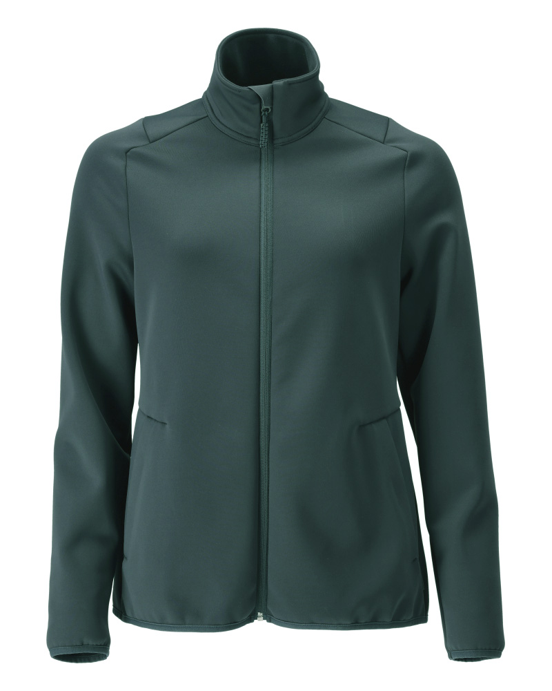 [22553-608-34-S] Mascot CUSTOMIZED 22553 Fleecetrui met rits (bosgroen (34), S)