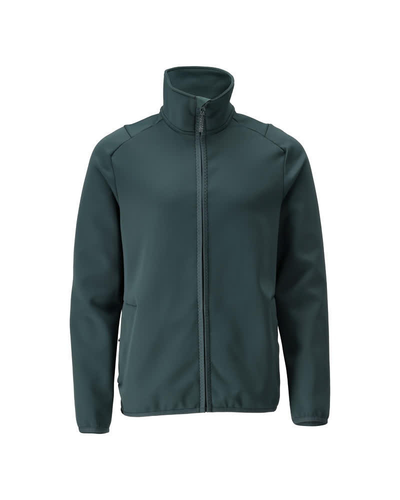 [22585-608-34-4XL] Mascot CUSTOMIZED 22585 Fleecetrui met rits (bosgroen (34), 4XL)