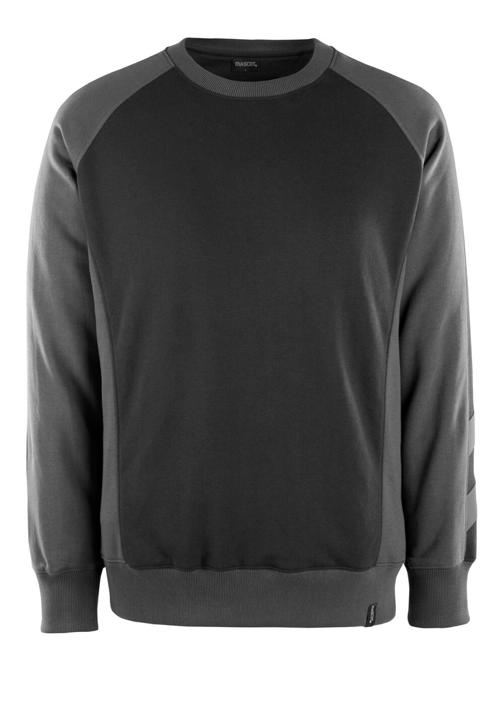 [50570-962-0918-L] Mascot 50570 Sweatshirt (zwart/donkerantraciet (918), L)