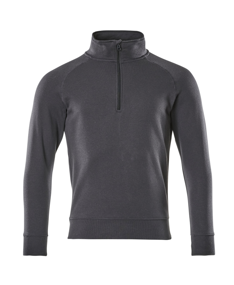 [50611-971-010-XL] MASCOT 50611 Sweatshirt met korte rits (donkermarine (10), XL)