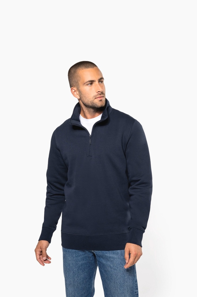 [K487-59520-59515] Kariban K487 Sweater met ritshals (Black (59520), L)