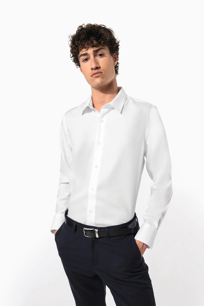 [K522C-39575-39571-OUTLET] Kariban K522 Getailleerd heren non-iron overhemd lange mouwen - VERVALLEN (Bright Sky (39575), XL)