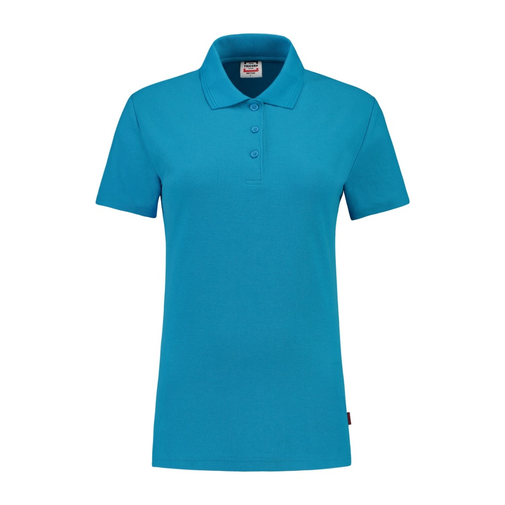 [8718326078024] Tricorp 201006 Poloshirt Fitted Dames (Turquoise, XXL)