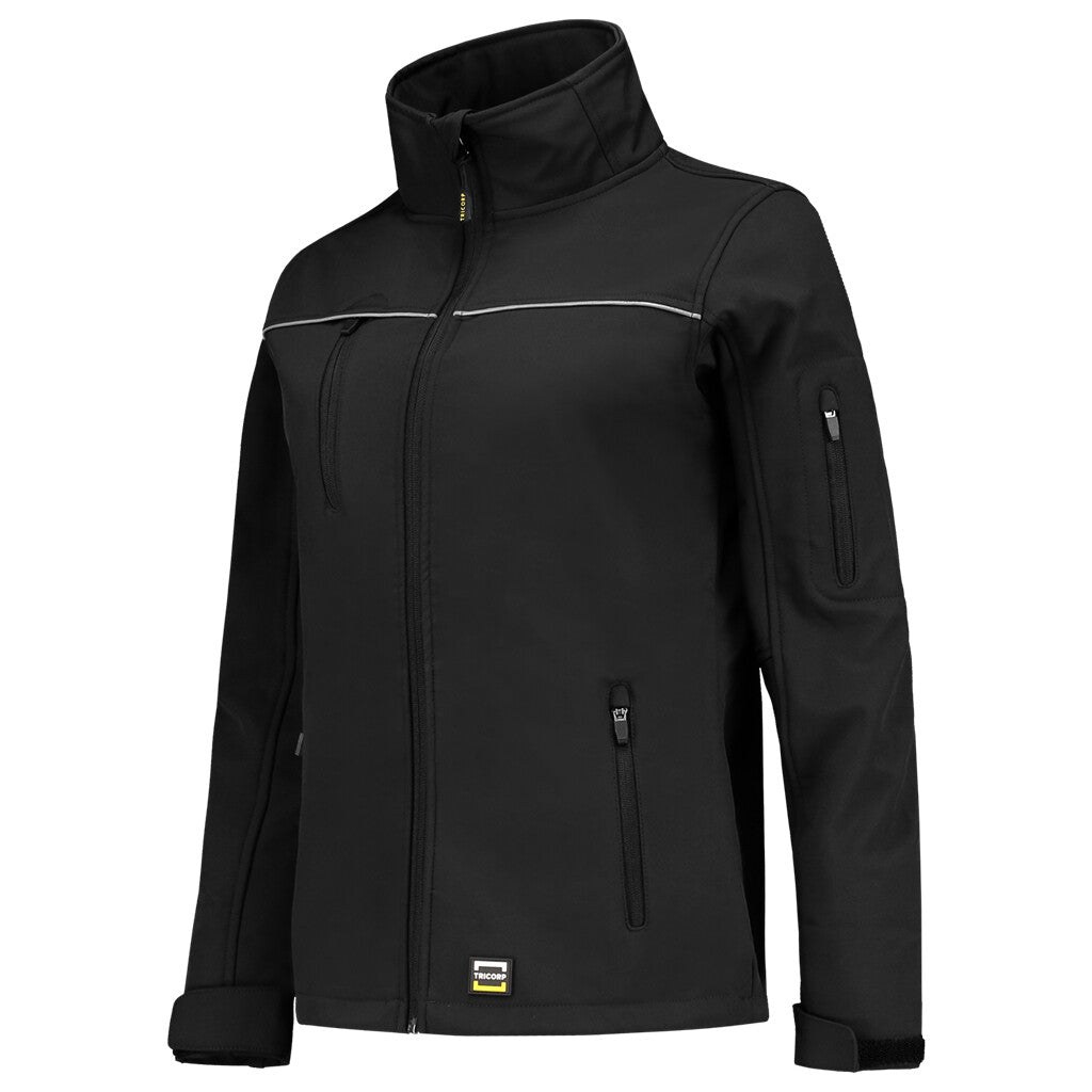 [8718326088467] Tricorp 402009 Softshell Luxe Dames (Black, M)