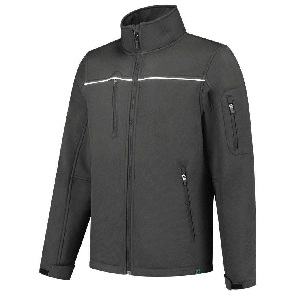 [8718326541535] Tricorp 402701 Softshell Luxe Rewear (Darkgrey, M)