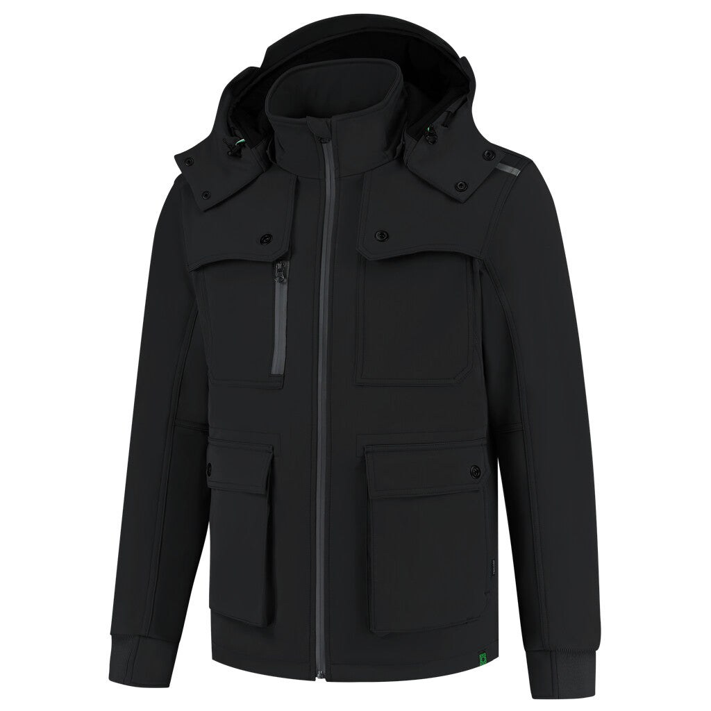 [8718326169418] Tricorp 402712 Winter Softshell Jack Rewear (Black, L)
