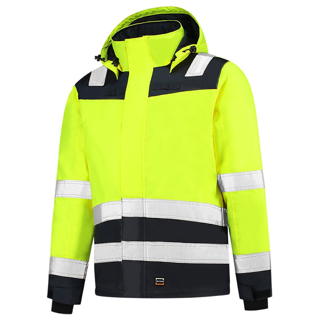 [8718326163461] Tricorp 403023 Midi Parka High Vis Bicolor (FluoryellowInk, S)
