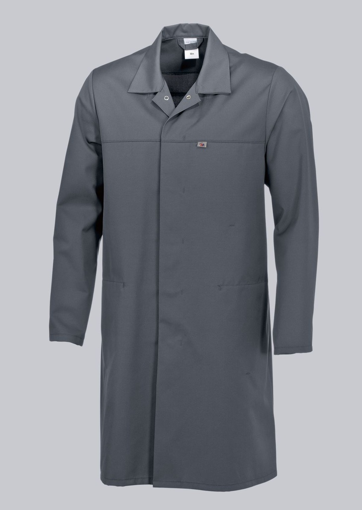 [1673-500-53-Ln] BP 1673-500 BP® HACCP Lange jas voor haar & hem (donkergrijs, Ln)