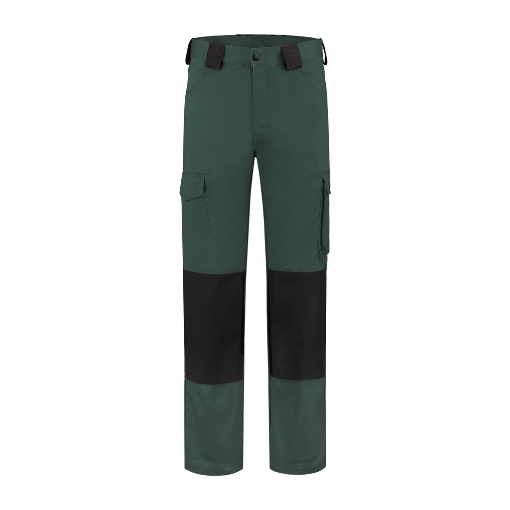 [WBC6040-WTGR-40] Bestex Werkbroek Worker 60 katoen / 35 polyester 280 gr. m2. (wit/grijs, 40)