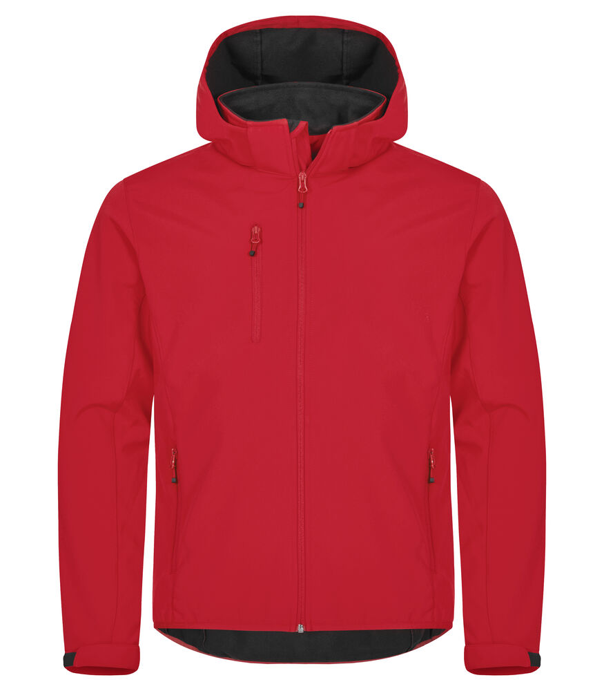 [0200912-99-7] Clique 0200912 Classic Softshell Hoody Jacket (zwart (99), XL)