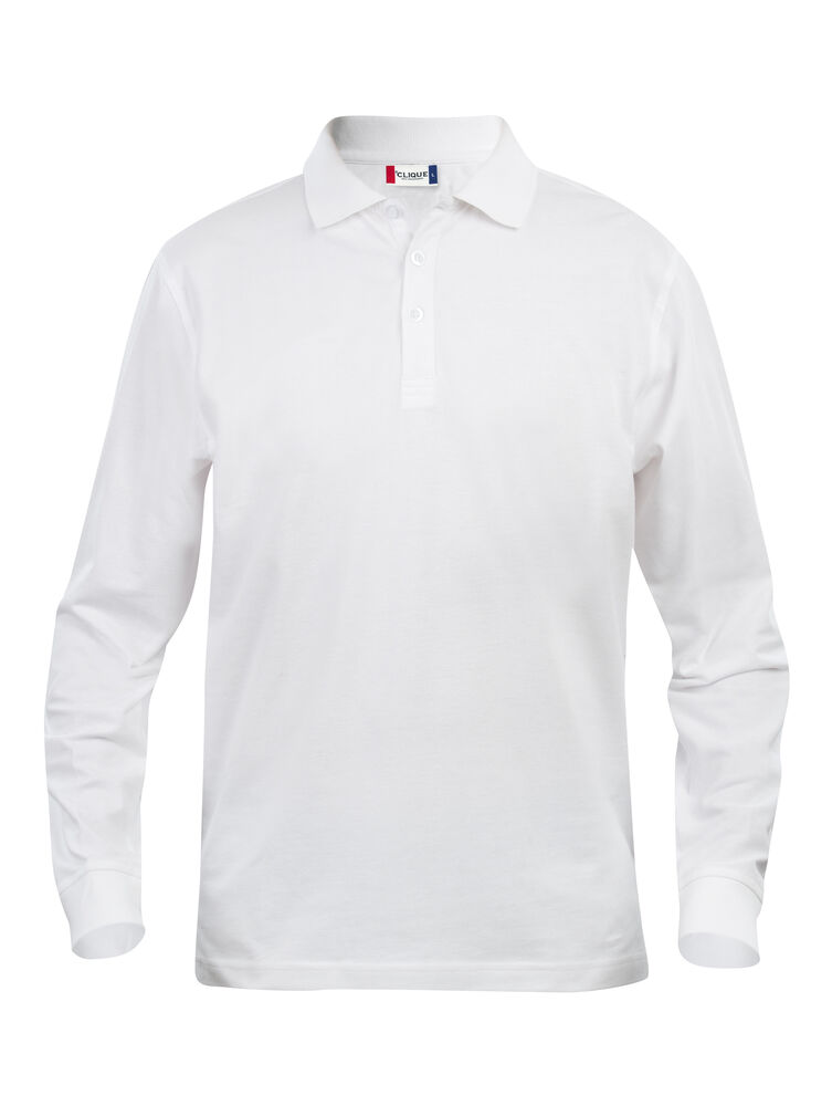 [028245-55-5] Clique 028245 Classic Lincoln L/S Polo (kobalt (55), M)