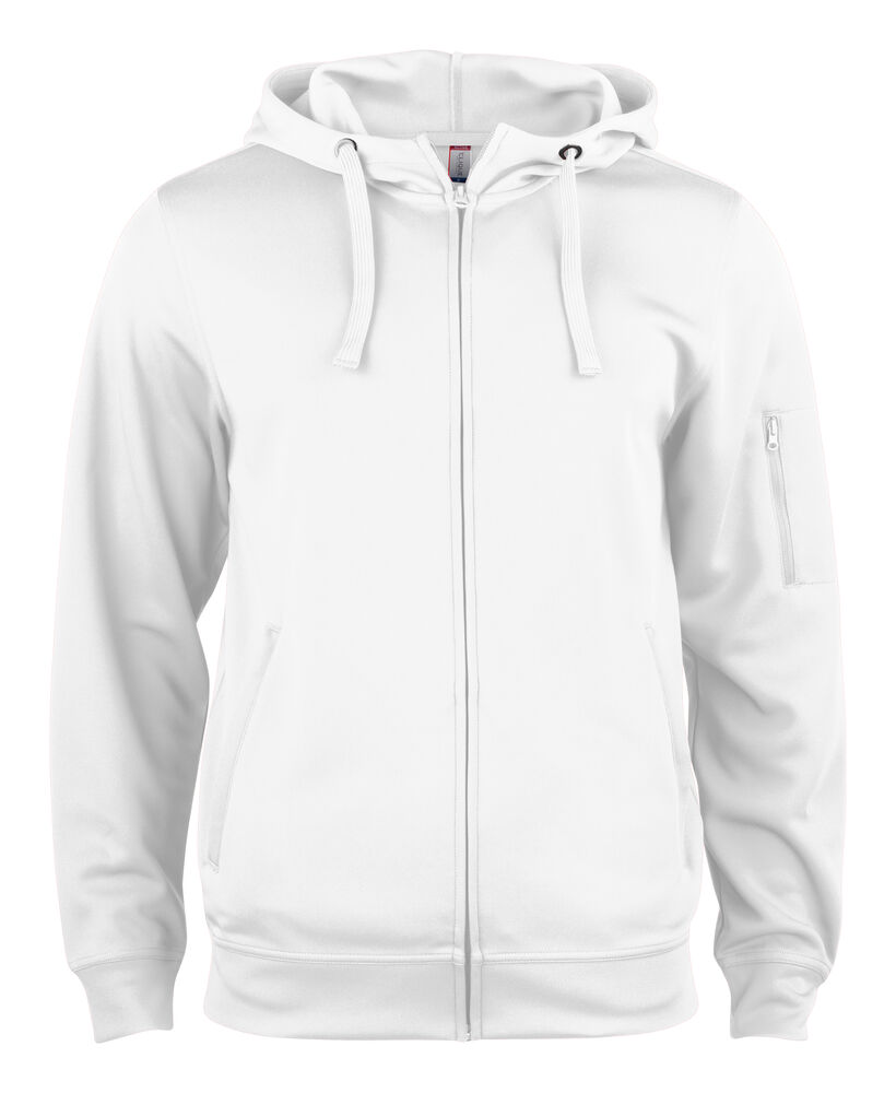 [021014-99-4] Clique 021014 Basic Active Hoody FZ (zwart (99), S)
