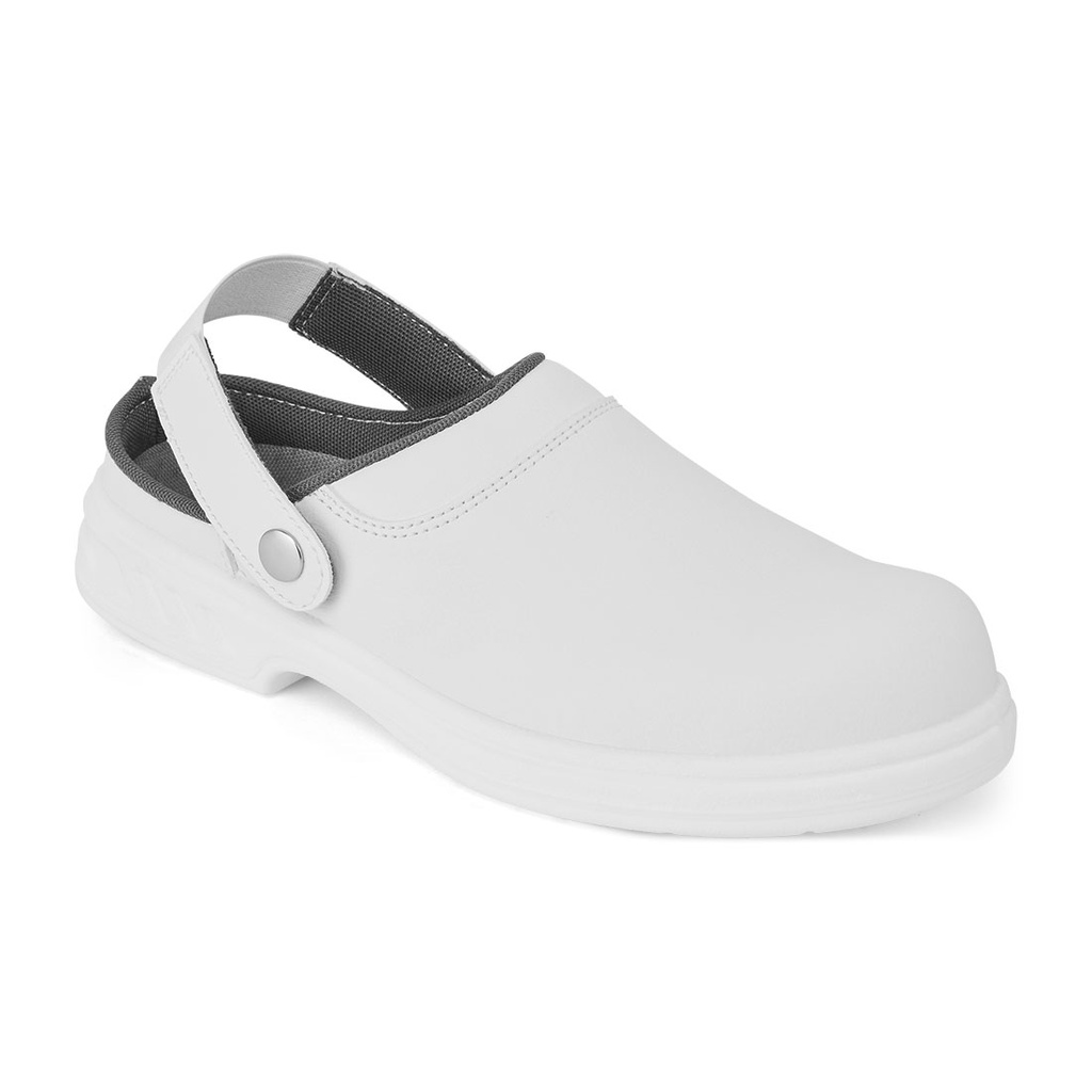 [FW82WHR43] Portwest FW82 Steelite Safety Clog SB (White, 43)