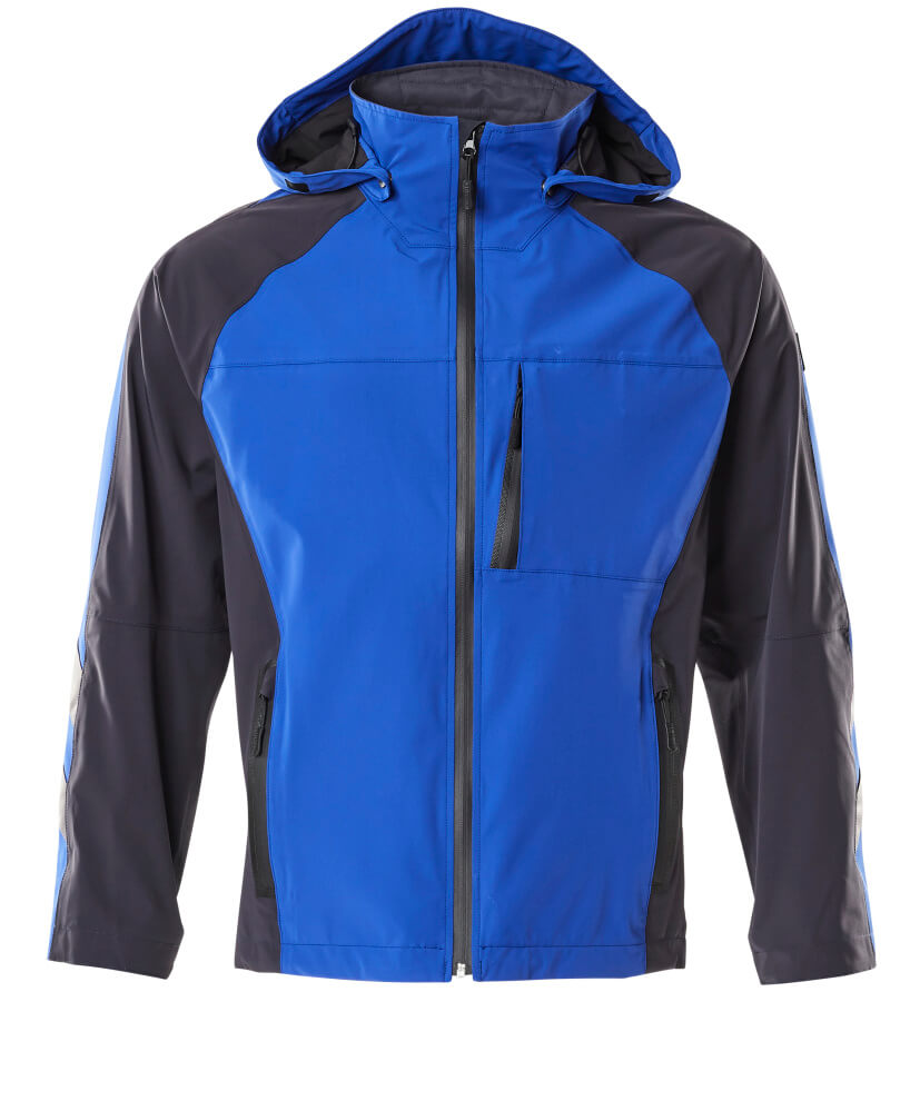 [18601-411-11010-M] Mascot 18601 Shell jas (M, korenblauw/donkermarine)